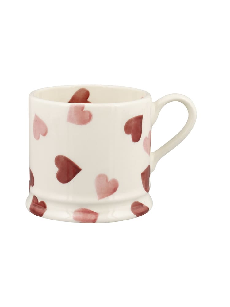 Emma Bridgewater Cream Pink Hearts Small Mug - Image 2 of 4