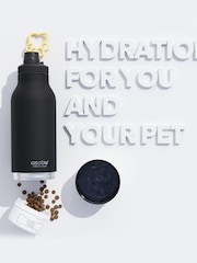 Asobu Black Buddy 3-in-1 Dog Bowl Water Bottle - Image 3 of 4
