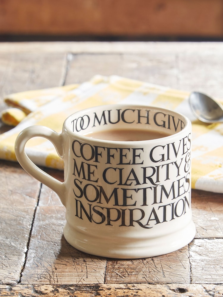 Taza pequeña en negro Toast de Emma Bridgewater - Imagen 1 de 4