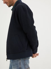 FatFace Blue Kennack Wool Bomber Jacket - Image 2 of 5