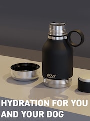 Asobu Black Tritan 2-in-1 Dog Bowl Water Bottle - Image 1 of 4