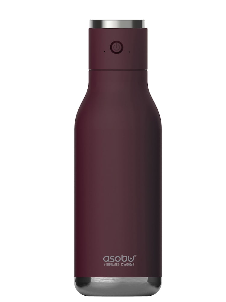 Asobu Purple Wireless Bluetooth Speaker Drinks Water Bottle - Image 2 of 3
