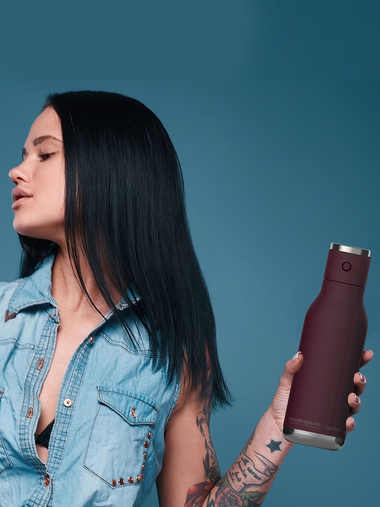 Asobu Purple Wireless Bluetooth Speaker Drinks Water Bottle - Image 3 of 3