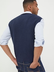 FatFace Blue Southwick Knitted Tank - Image 2 of 4