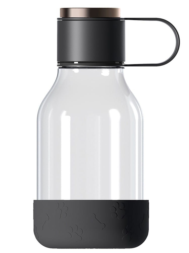 Asobu Black Tritan 2-in-1 Dog Bowl & Water Bottle - Image 1 of 4