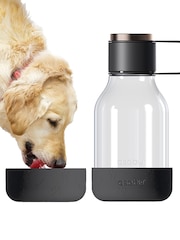 Asobu Black Tritan 2-in-1 Dog Bowl & Water Bottle - Image 2 of 4