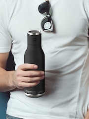 Asobu Black Wireless Bluetooth Speaker Drinks Water Bottle - Image 2 of 4