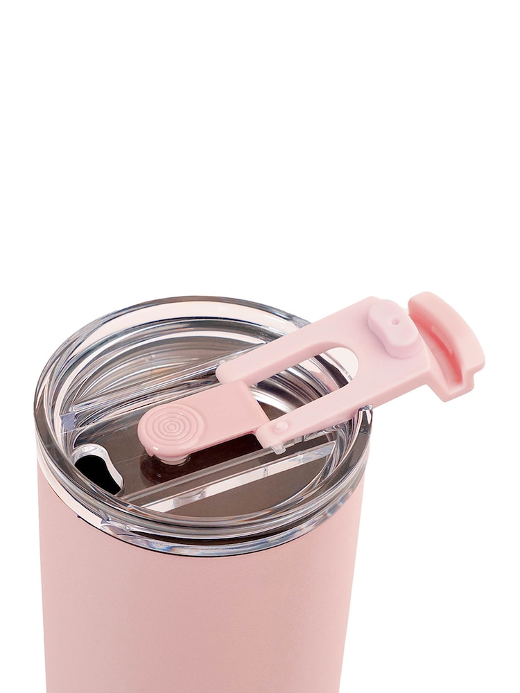 Asobu Pink Aqualina Drinks Tumbler With Built In Straw - Image 2 of 4