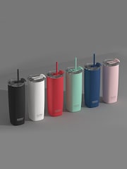 Asobu Pink Aqualina Drinks Tumbler With Built In Straw - Image 4 of 4
