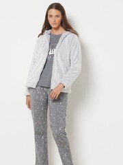 ETAM Grey 3 Piece Pyjama Set - Image 1 of 4