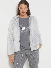 ETAM Grey 3 Piece Pyjama Set - Image 3 of 4
