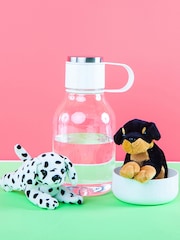 Asobu White Tritan 2-in-1 Dog Bowl & Water Bottle - Image 1 of 4