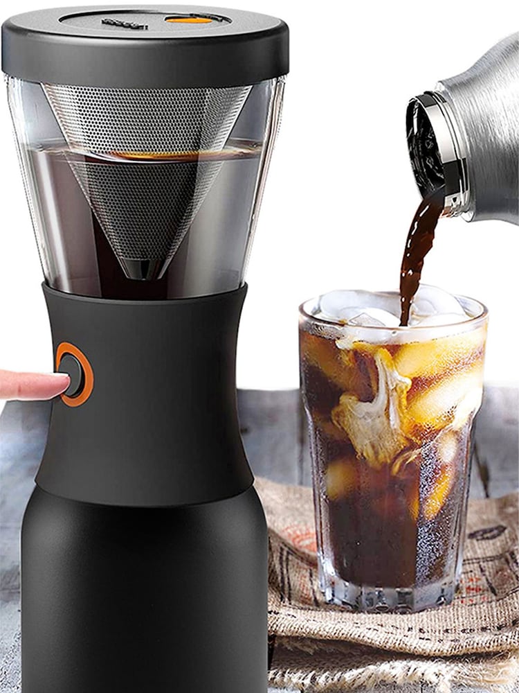 Asobu Black Cold Brew Portable Coffee Maker - Image 4 of 4
