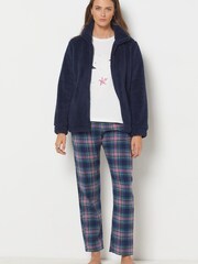 ETAM Blue 3 Piece Pyjama Set - Image 1 of 4