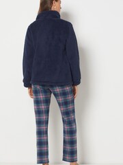 ETAM Blue 3 Piece Pyjama Set - Image 2 of 4