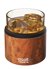 Asobu Wood Insulated “On the Rocks” Drinks Glass Sleeve - Image 1 of 4