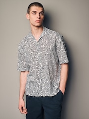 Black/White Keith Haring Printed Short Sleeve Shirt - Image 4 of 8