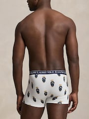 Polo Ralph Lauren Blue Classic Trunks 3 Pack - Image 3 of 7