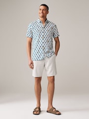 Blue Scion Printed Short Sleeve Shirt - Image 2 of 7