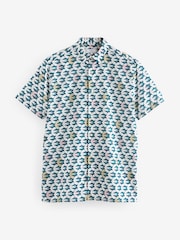 Blue Scion Printed Short Sleeve Shirt - Image 5 of 7