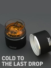 Asobu Black Insulated “On the Rocks” Drinks Glass Sleeve - Image 2 of 4