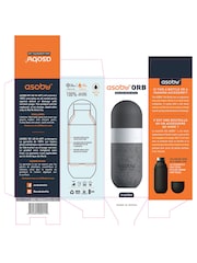 Asobu Light Grey Orb Drinks Bottle - Image 3 of 3