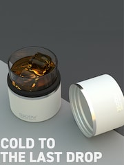 Asobu White Insulated “On the Rocks” Drinks Glass Sleeve - Image 2 of 4