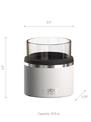 Asobu White Insulated “On the Rocks” Drinks Glass Sleeve - Image 3 of 4