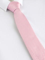 Roze met motief - Stropdas (1-16 jr) - Image 1 of 5