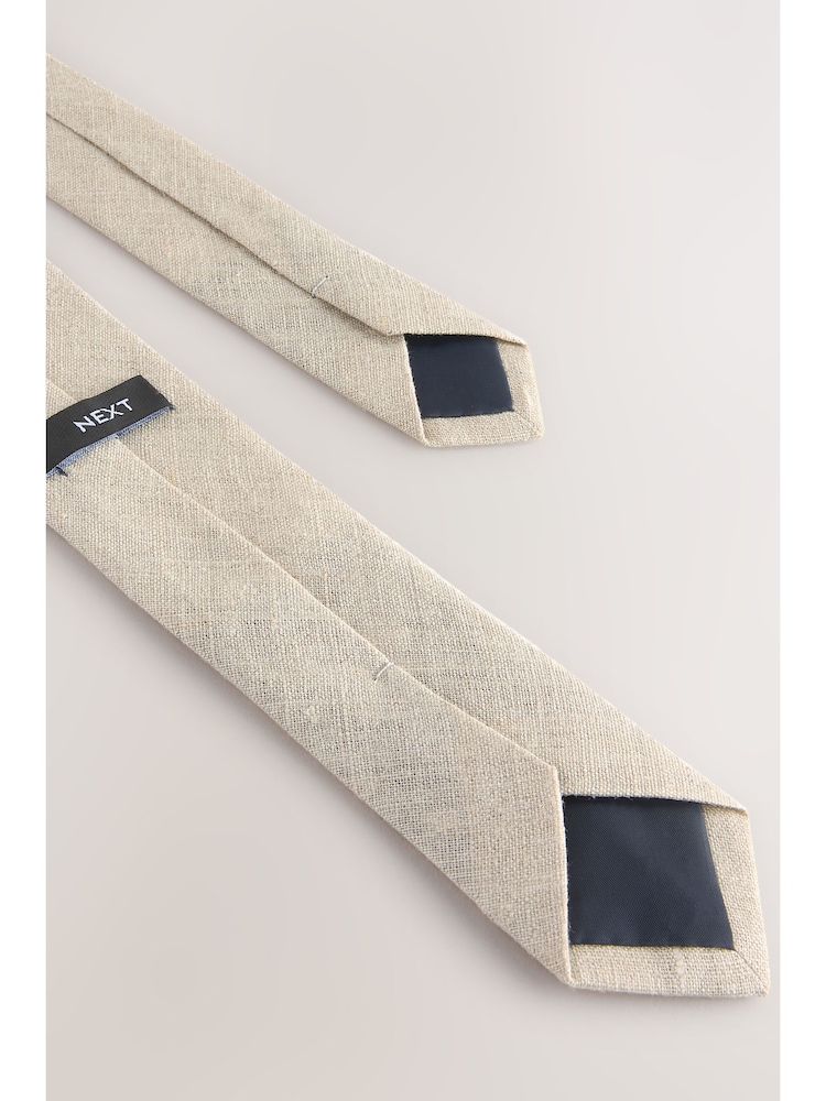 Neutraal - 100% linnen stropdas (1-16 jr) - Image 4 of 5