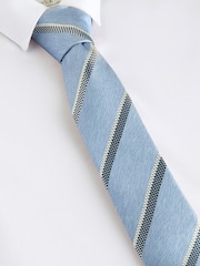 Blue Stripe Tie (1-16yrs) - Image 1 of 5