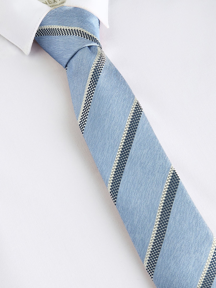 Blue Stripe Tie (1-16yrs) - Image 1 of 5