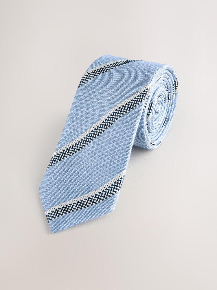 Blue Stripe Tie (1-16yrs) - Image 2 of 5