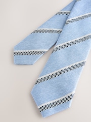 Blue Stripe Tie (1-16yrs) - Image 4 of 5