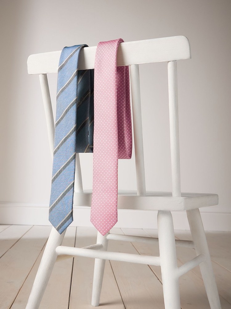 Blue Stripe Tie (1-16yrs) - Image 5 of 5
