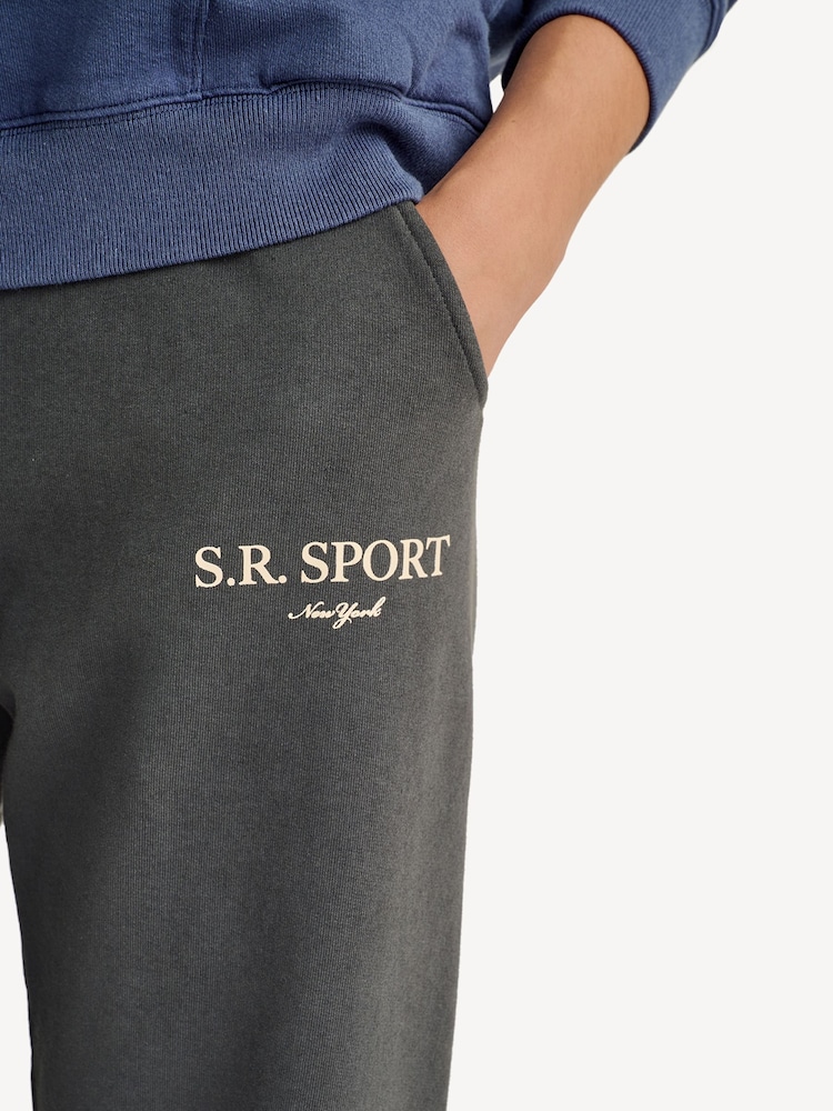 Sporty & Rich Black S.R. Sport Joggers - Image 4 of 4