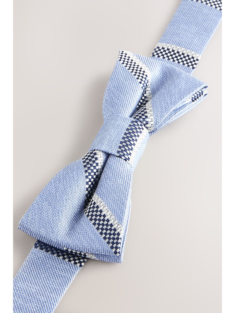 Blue Stripe Bow Tie (1-16yrs) - Image 1 of 3