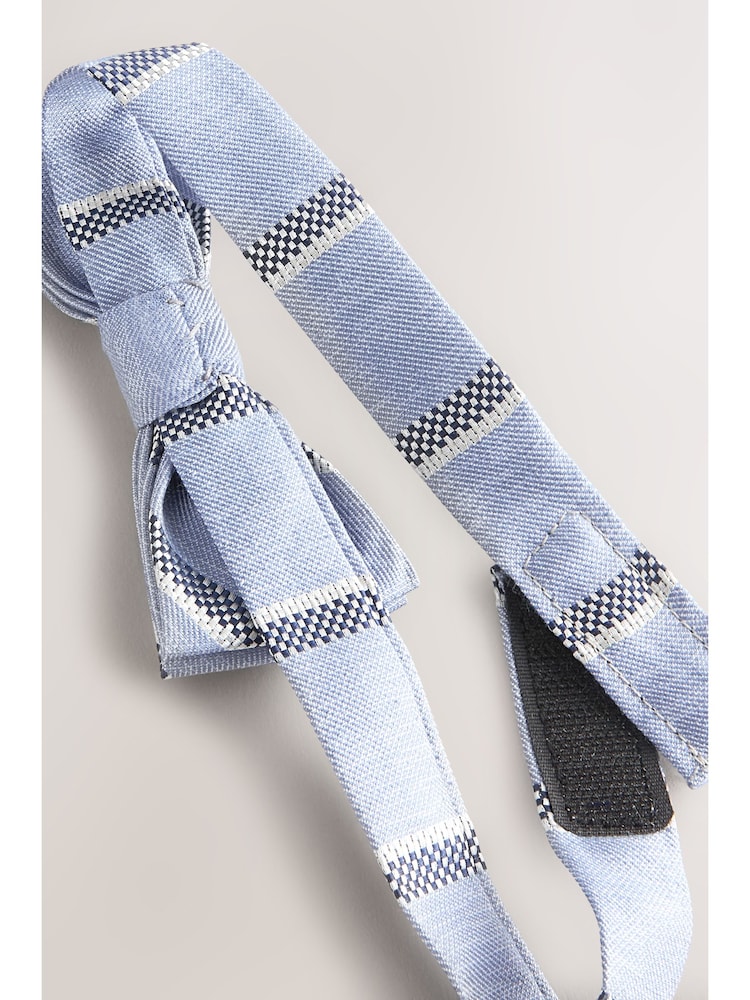 Blue Stripe Bow Tie (1-16yrs) - Image 3 of 3