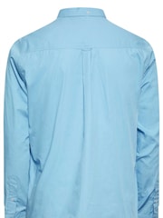 BadRhino Big & Tall Sky Blue 100% Cotton Poplin Long Sleeve Shirt - Image 2 of 2