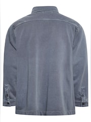 BadRhino Big & Tall Blue Dyed 100% Cotton Shacket - Image 4 of 4