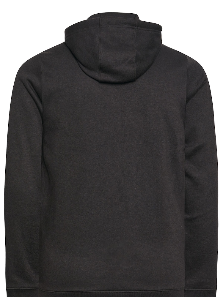 BadRhino Big & Tall Black Vintage Authentic Zip Through Sweatshirt - Image 4 of 4