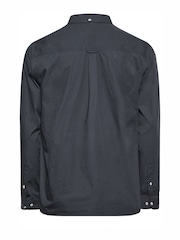 BadRhino Big & Tall Navy Blue 100% Cotton Poplin Long Sleeve Shirt - Image 3 of 3