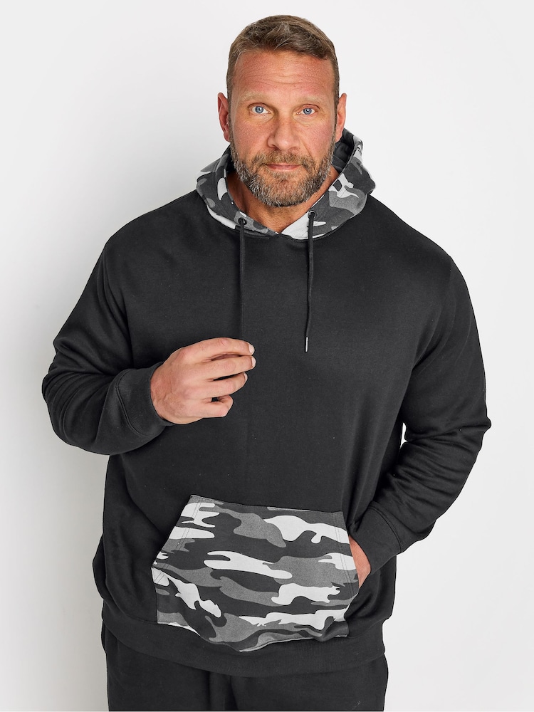 BadRhino Big & Tall Black Hoodie - Image 2 of 5