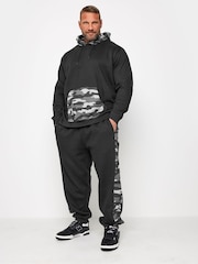 BadRhino Big & Tall Black Hoodie - Image 3 of 5