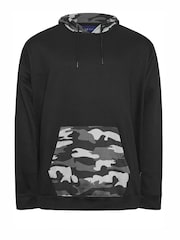 BadRhino Big & Tall Black Hoodie - Image 4 of 5