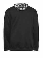 BadRhino Big & Tall Black Hoodie - Image 5 of 5