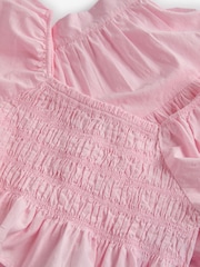 Pink 100% Cotton Ruffle Co-ord Set (3-16yrs) - Image 6 of 6