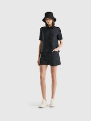 Benetton Linen Shorts - Image 3 of 4