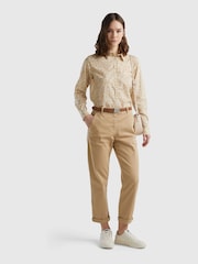 Benetton Linen Trousers - Image 1 of 4