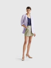 Benetton Linen Shorts - Image 3 of 4